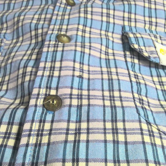 Colo Wear Button Up Shirt Short Sleeve Plaid Men's XL - Picture 5 of 7